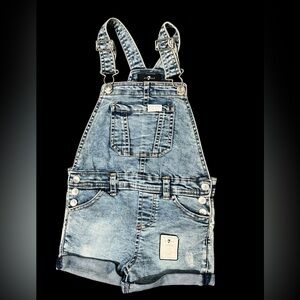 7 For All Mankind Blue Denim Fabric